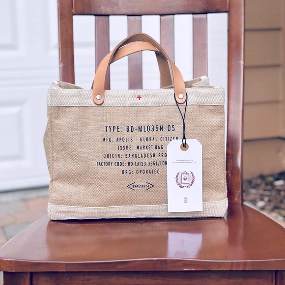 Apolis Global Citizen Petite Market Bag -Napa Valley- NWT - Picture 1 of 13
